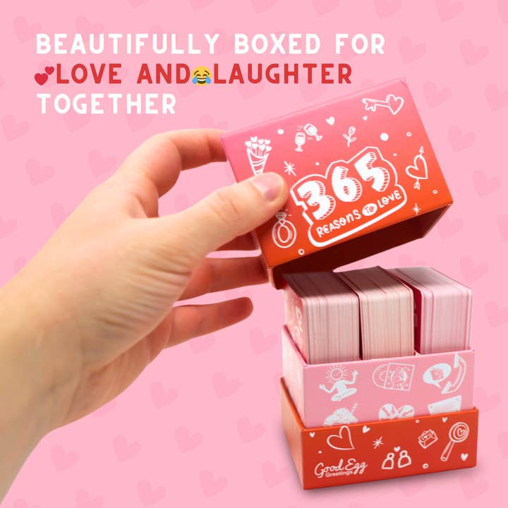 Sleazy Greetings - Wholesale Gag Gift/Novelty Gift - 365 Reasons To Love - Couples Game of Icebreaker Questions