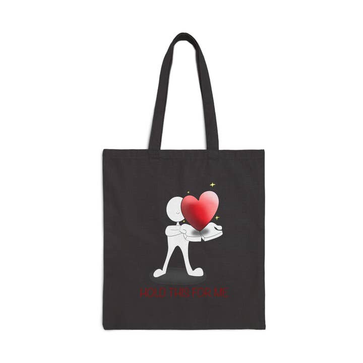 Hold This For Me - Cotton Canvas Tote Bag for wholesale by Art By Hedwyn