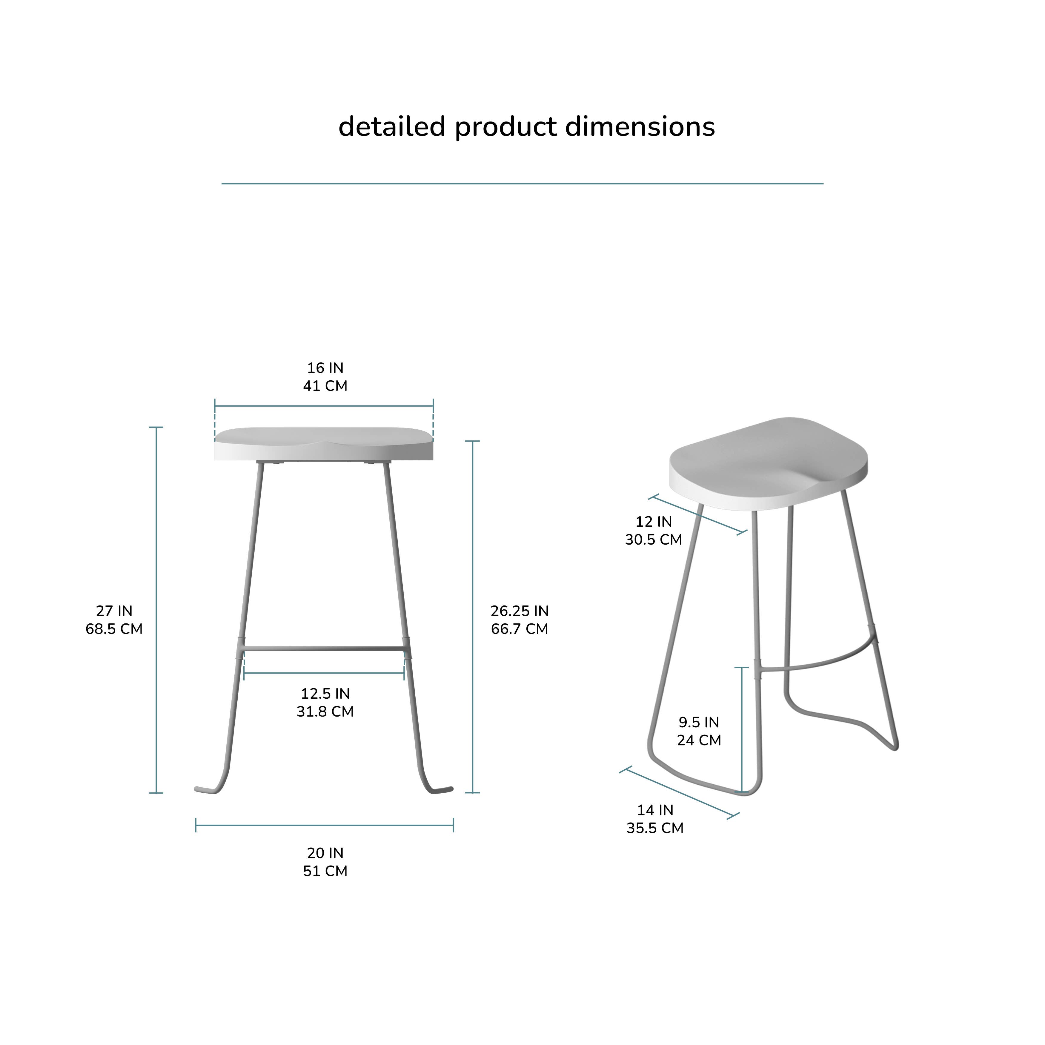 MH London - Vente Tabouret - Tabourets de bar de cuisine avec siège en selle en bois massif Rombass22