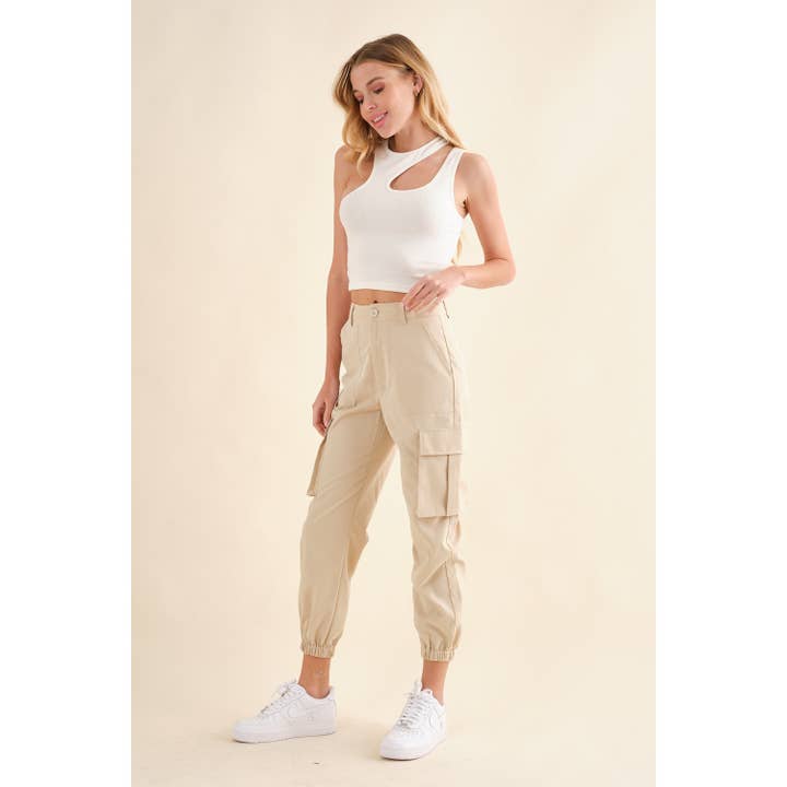 Hersy - Wholesale Athletic Sweatpants/Joggers - Women's - Cargo Jogger Pants-HP002912