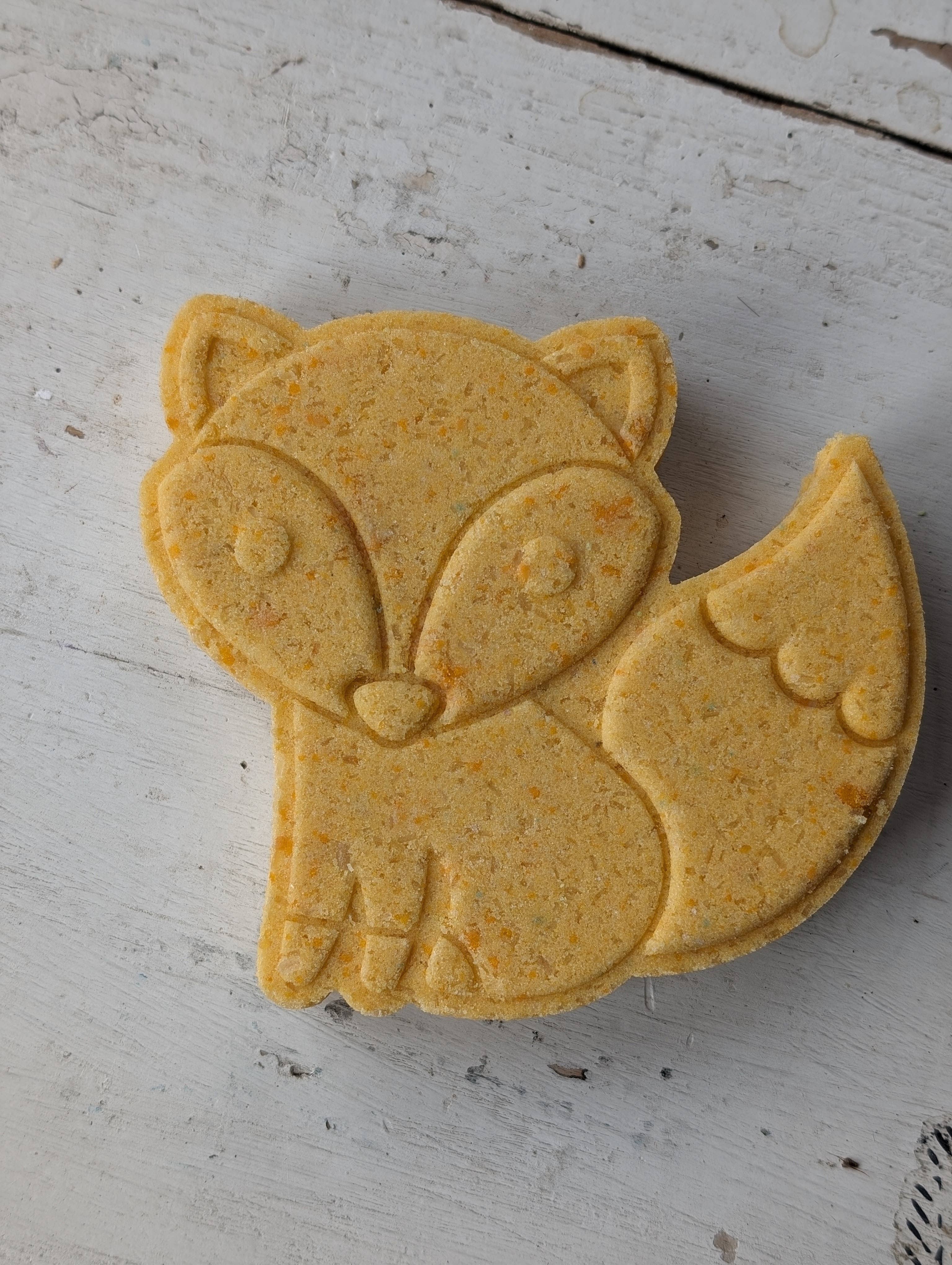 Fox in Socks Soapery - Wholesale Bath Bomb/Fizz - Orange Foxy Fizzy0