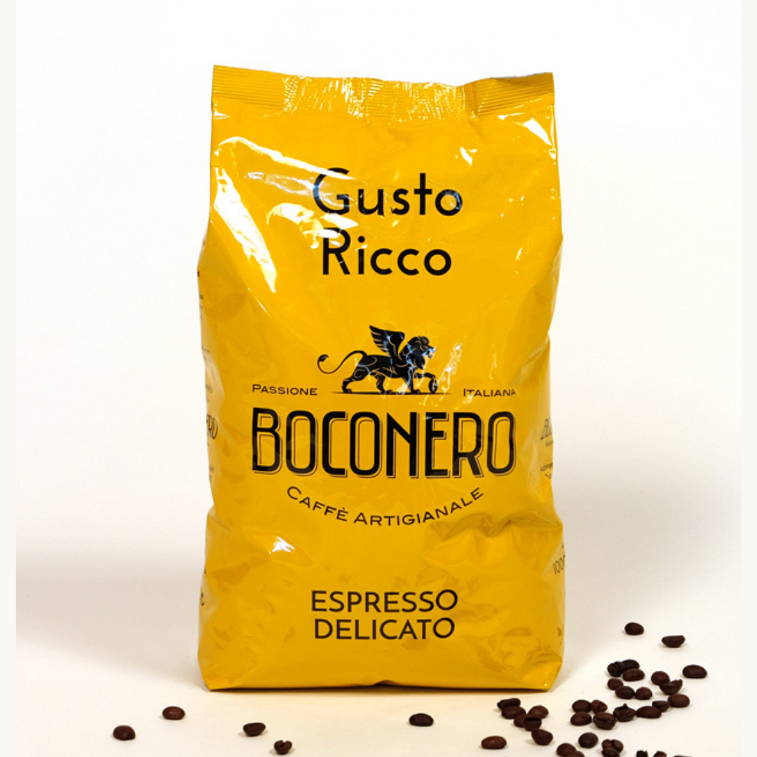 Boconero - Wholesale Coffee Beans - GUSTO RICCO (MILD AROMATIC ESPRESSO), 1 KG0