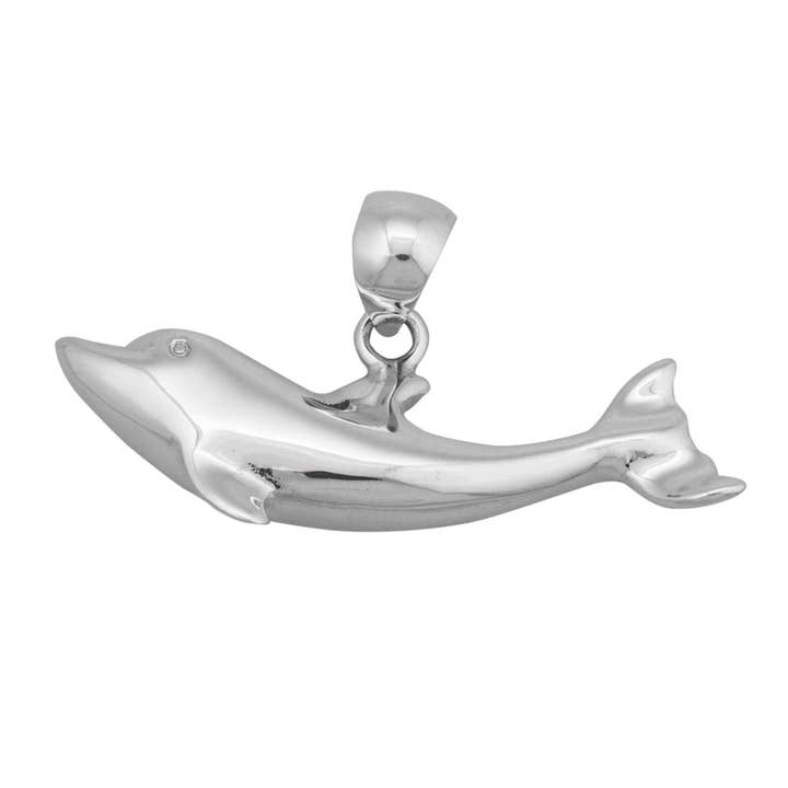 Sterling Silver Dolphin hänge för wholesale av Charles Albert Inc
