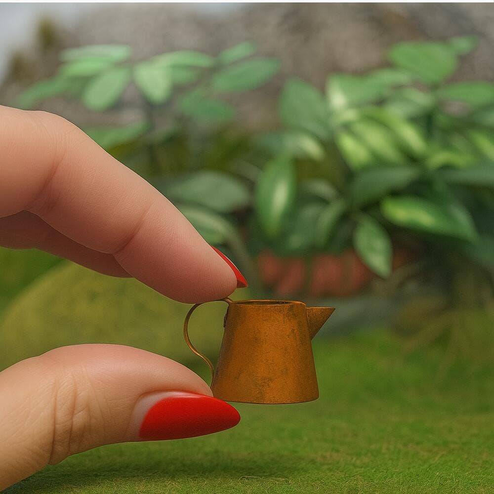 Factory Direct Craft - Wholesale Decorative Tabletop Object - Rusty Tin Mini Water Pitcher1