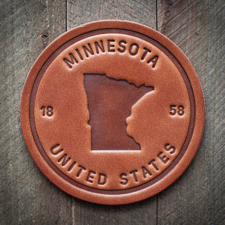Minnesota State Silhouette Leather Coaster and other Purchase Wholesale minnesota mittens. Free Returns & Net 60 Terms on Faire trending on Faire.