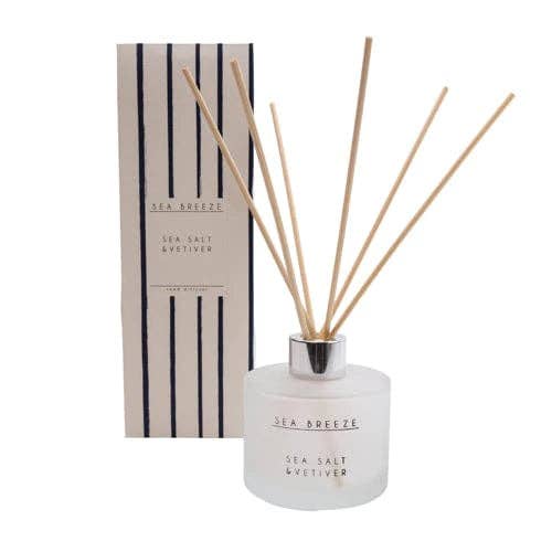 150ml Reed Diffuser Nautical in Seasalt & Vetiver Scent 6pk for wholesale by Candlelight Products Ltd
