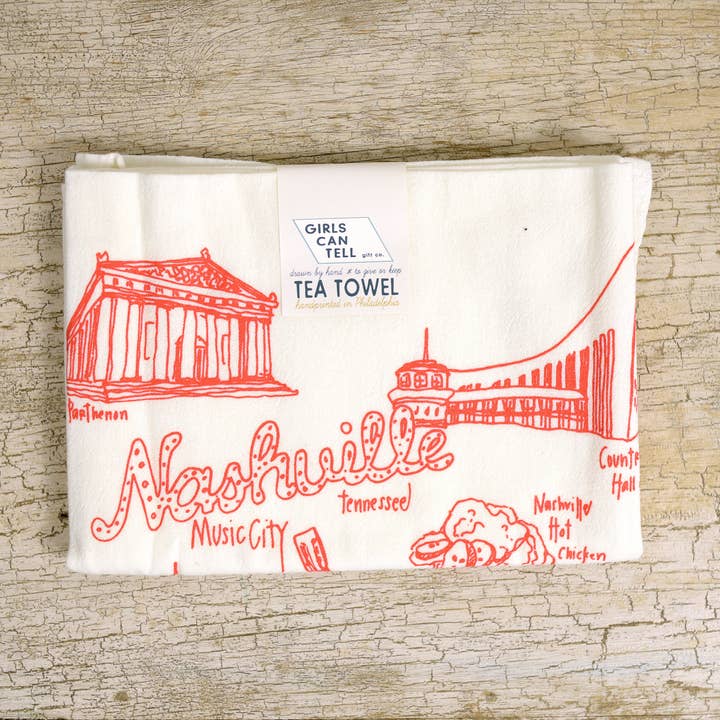 Strofinaccio di Nashville | cucina | canovaccio | strofinacci da cucina per la vendita all'ingrosso da parte di Girls Can Tell