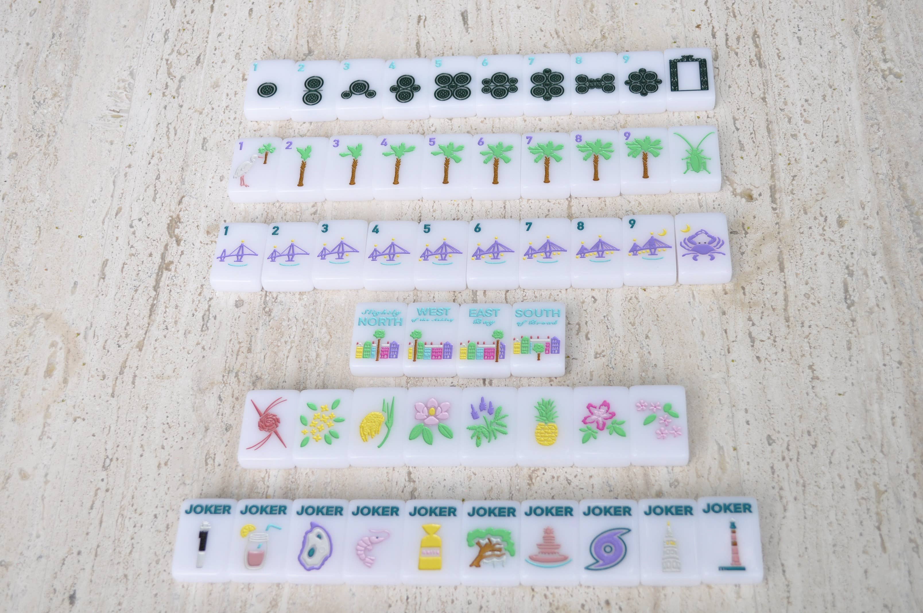 Middle & Main Mahjong - Wholesale Board Game - "Charleston Tiles" Mahjong Set2