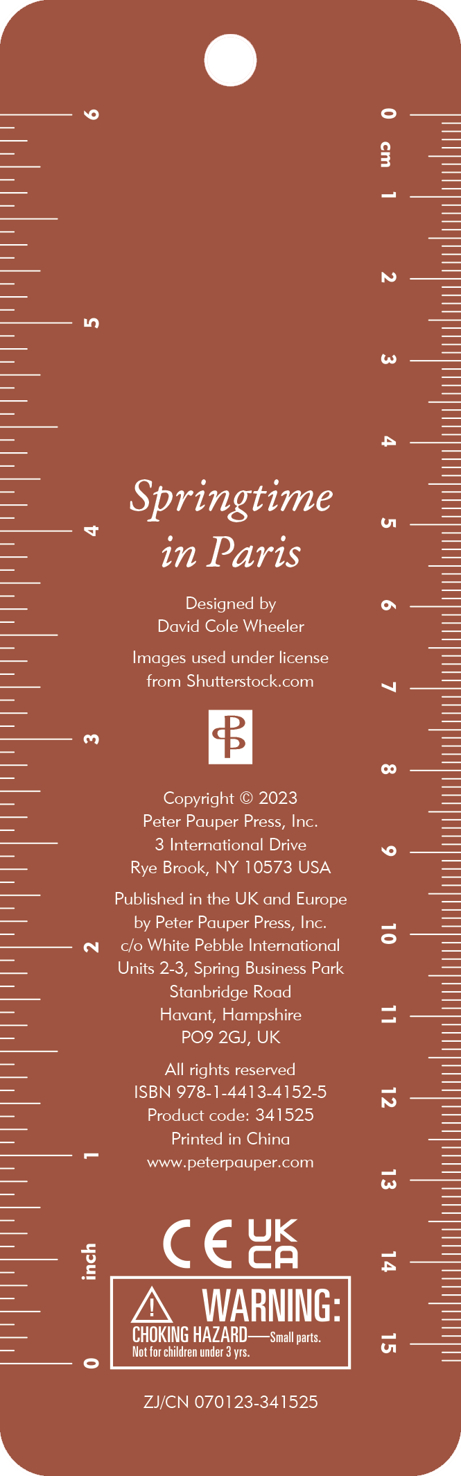 Peter Pauper Press - Wholesale Bookmark - Springtime in Paris Beaded Bookmark2