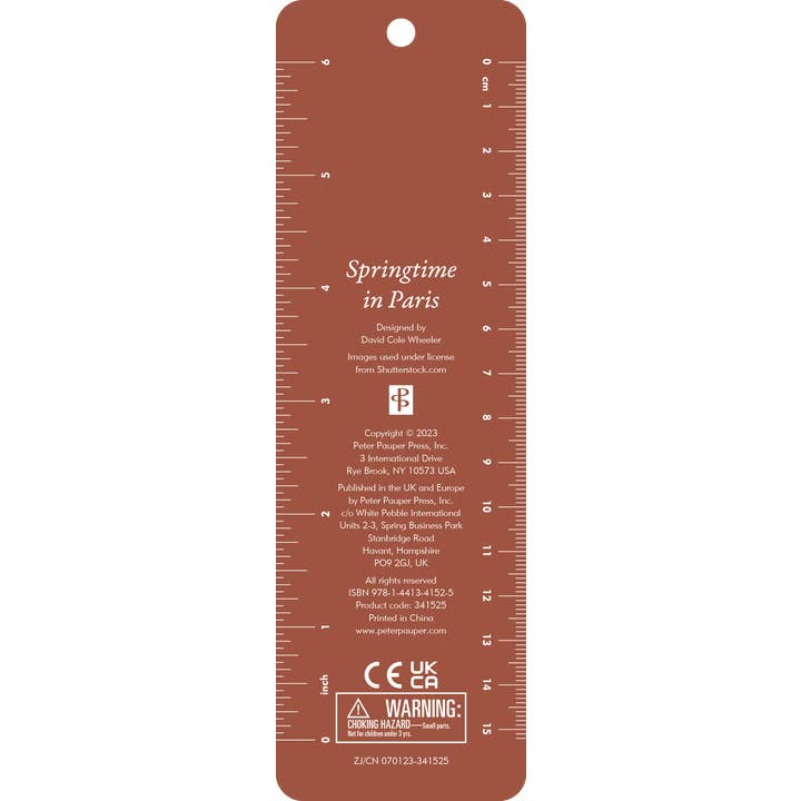Peter Pauper Press - Wholesale Bookmark - Springtime in Paris Beaded Bookmark2