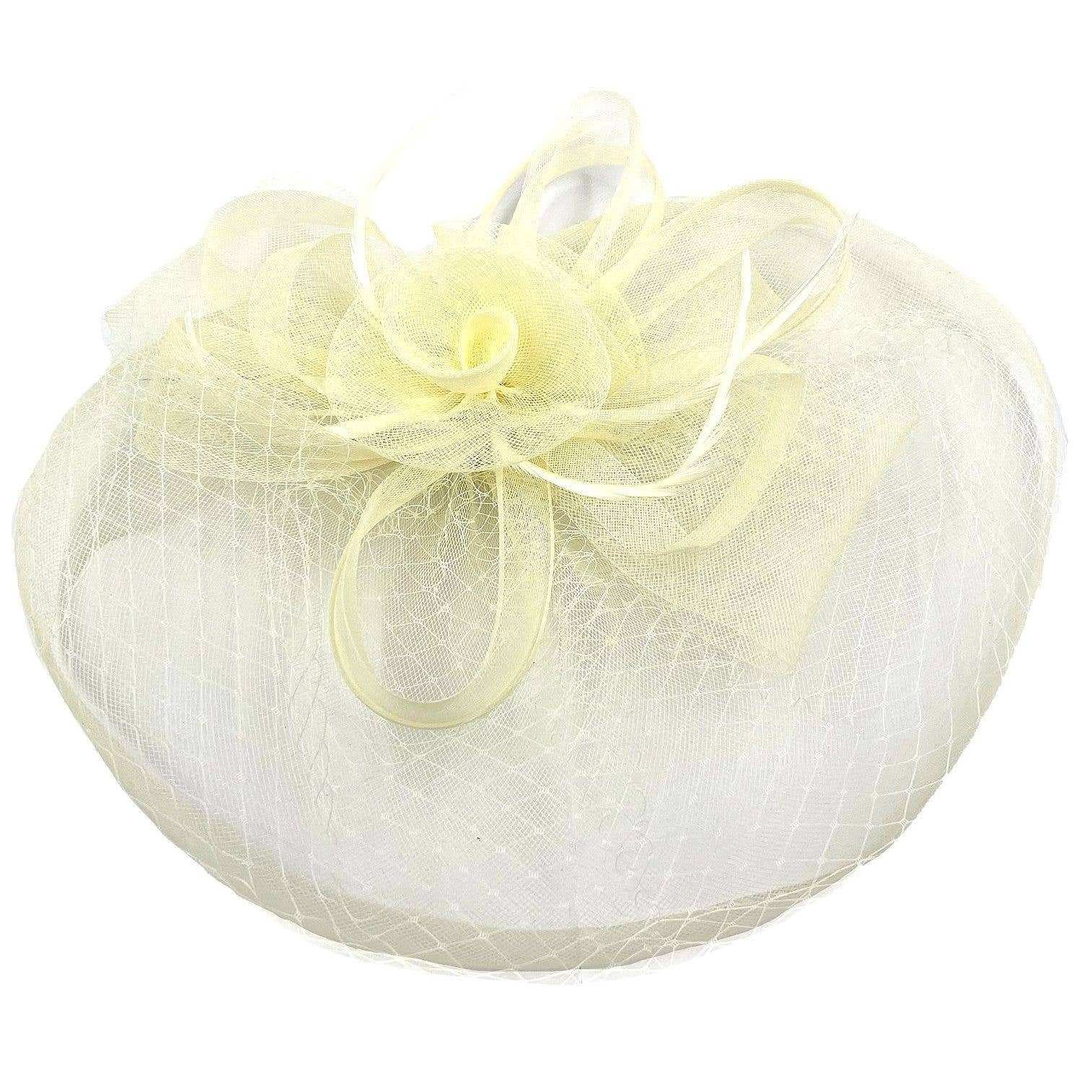 Diacly - Wholesale Fascinator Hat - Women's - Big Mesh Hat Veil Over Fascinator2