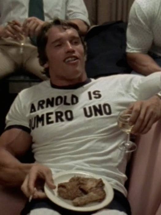 Black Ringer Arnold Is Numero Uno T-Shirt for wholesale on Faire2