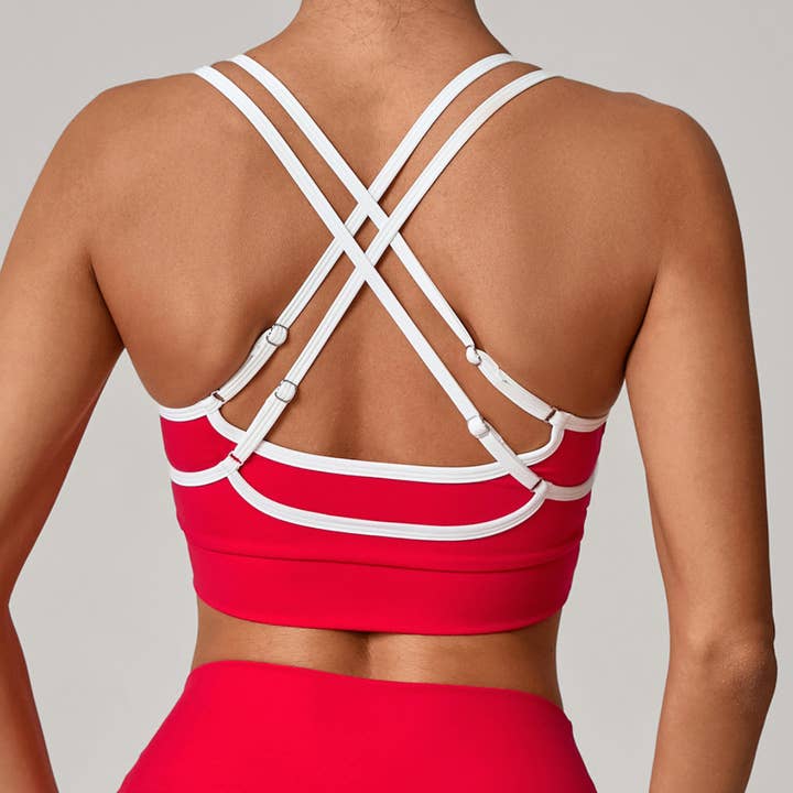 Sodalemon - Wholesale Activewear set – Women′s - Color-contrast sports bra2