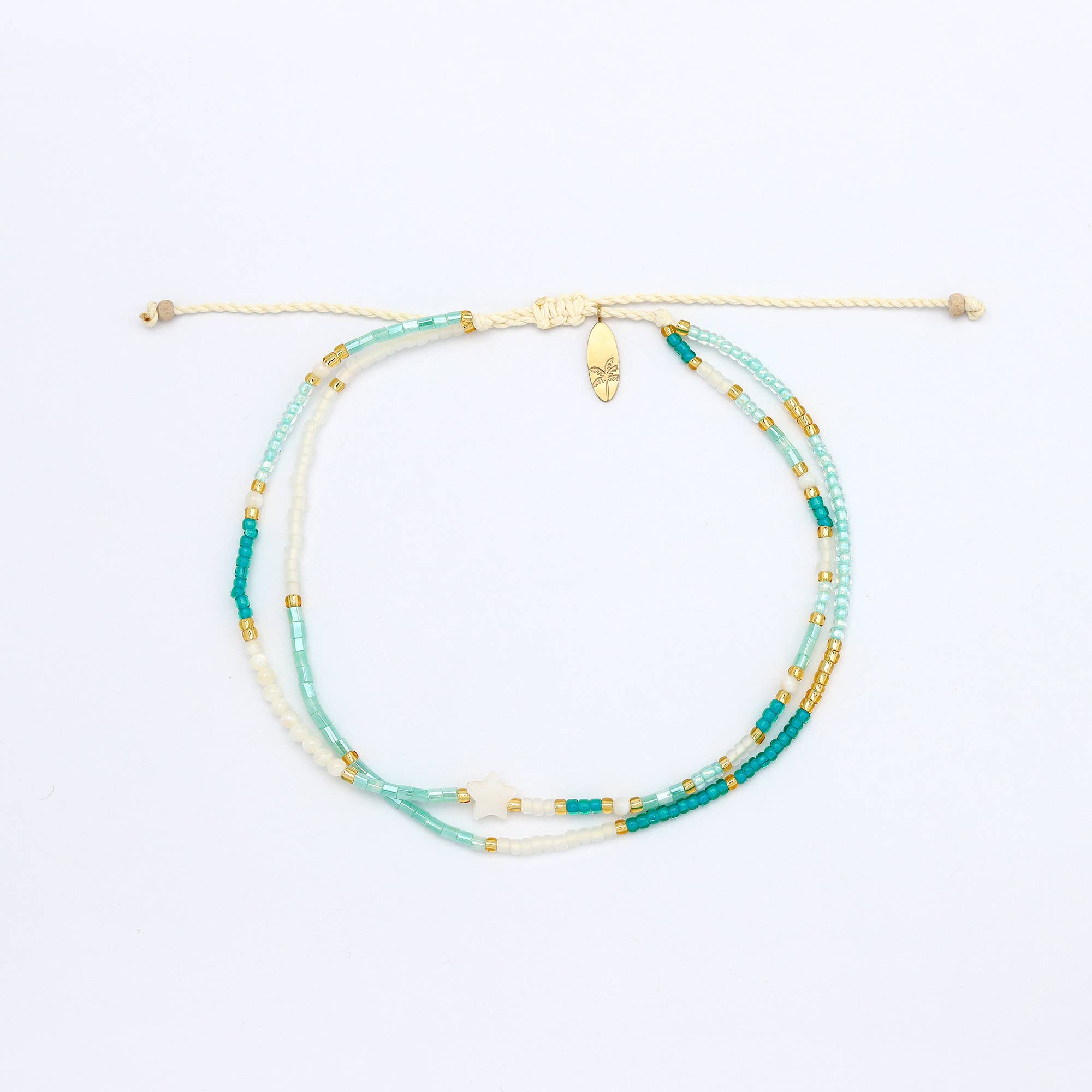 Pineapple Island - Wholesale Anklet - Golden Hour Colourful Beaded Anklet2