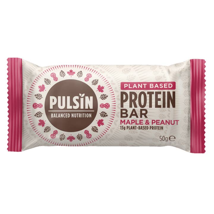 Pulsin - Wholesale Snack Bar - Pulsin Protein Bar Maple Peanut 50g