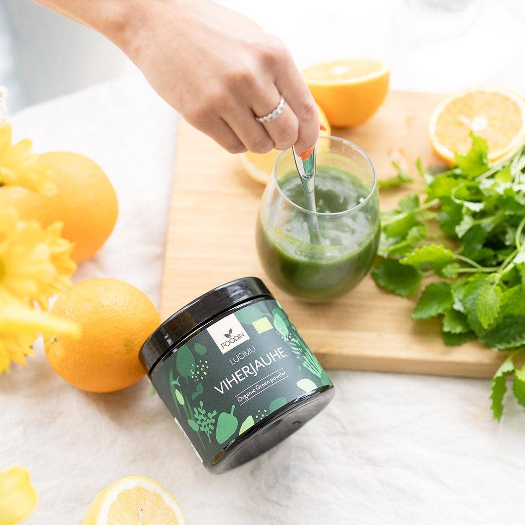 Foodin – wholesale Protein/superfood powder – Green Powder Mix, Organic 200g1