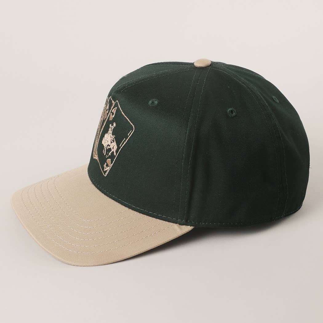 Fashion City - Wholesale Trucker Hat - Unisex - Western Cowboy Card Embroidered Trucker Hat10