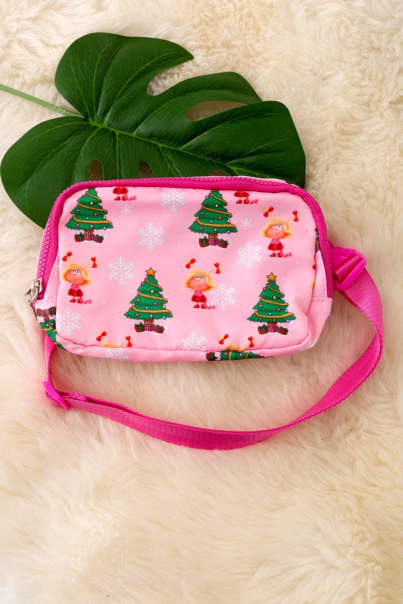 Kids Charm Online - Wholesale Belt Bag - Kids - Christmas printed fanny packs available in 5 prints.3