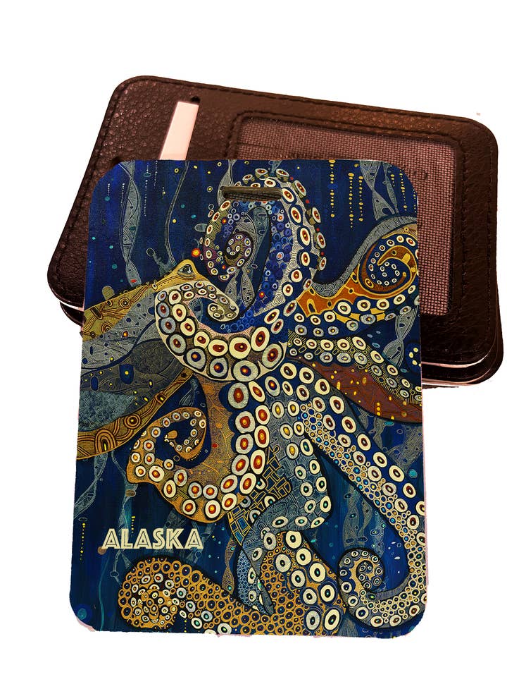 TANGLED IN BLUE Luggage Tag for wholesale by Sevigny Studio