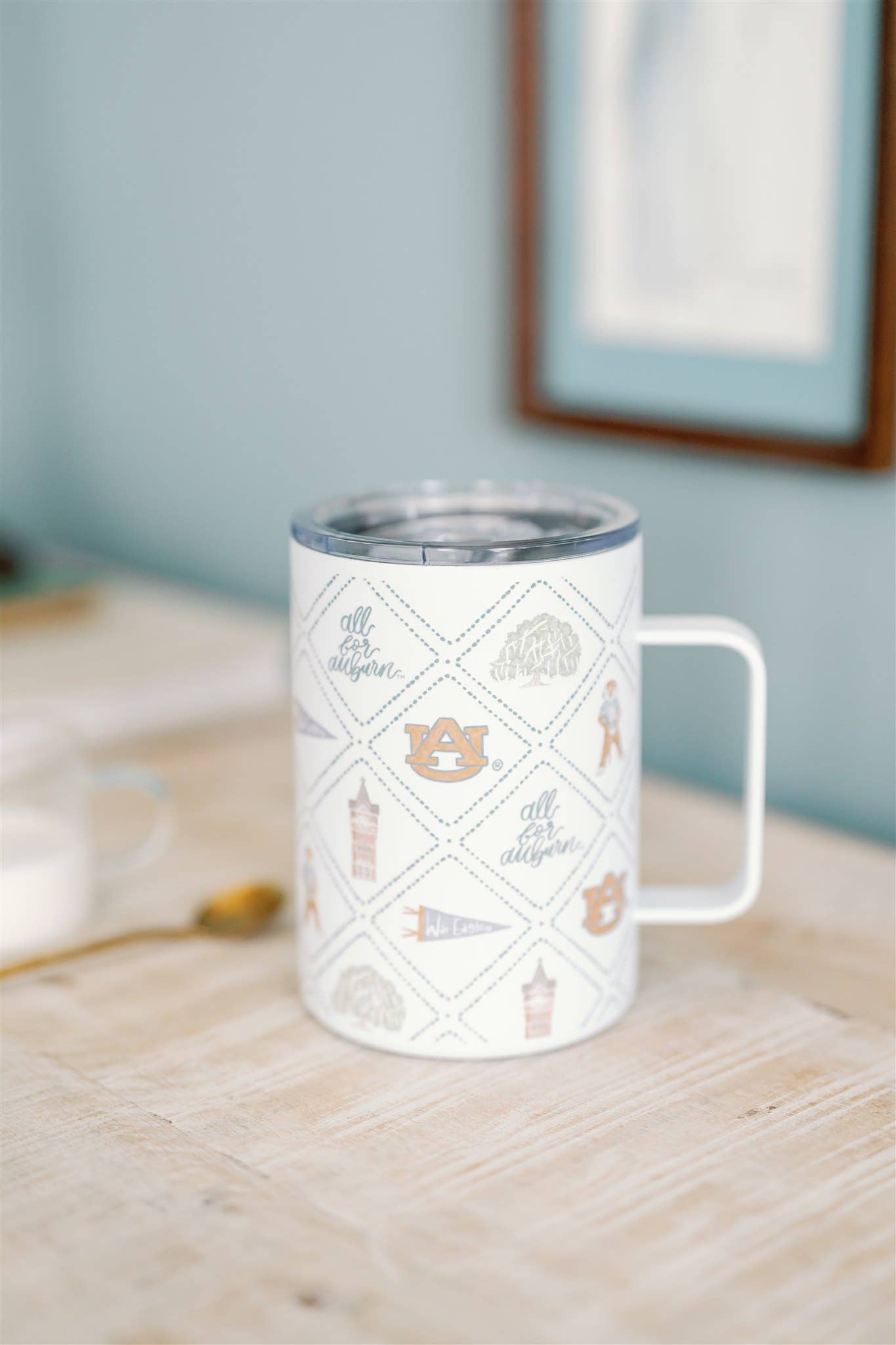 Gracefully Made Art - Wholesale Insulated Mug/Tumbler - Licensed 16 oz. Insulated Auburn University Mug7