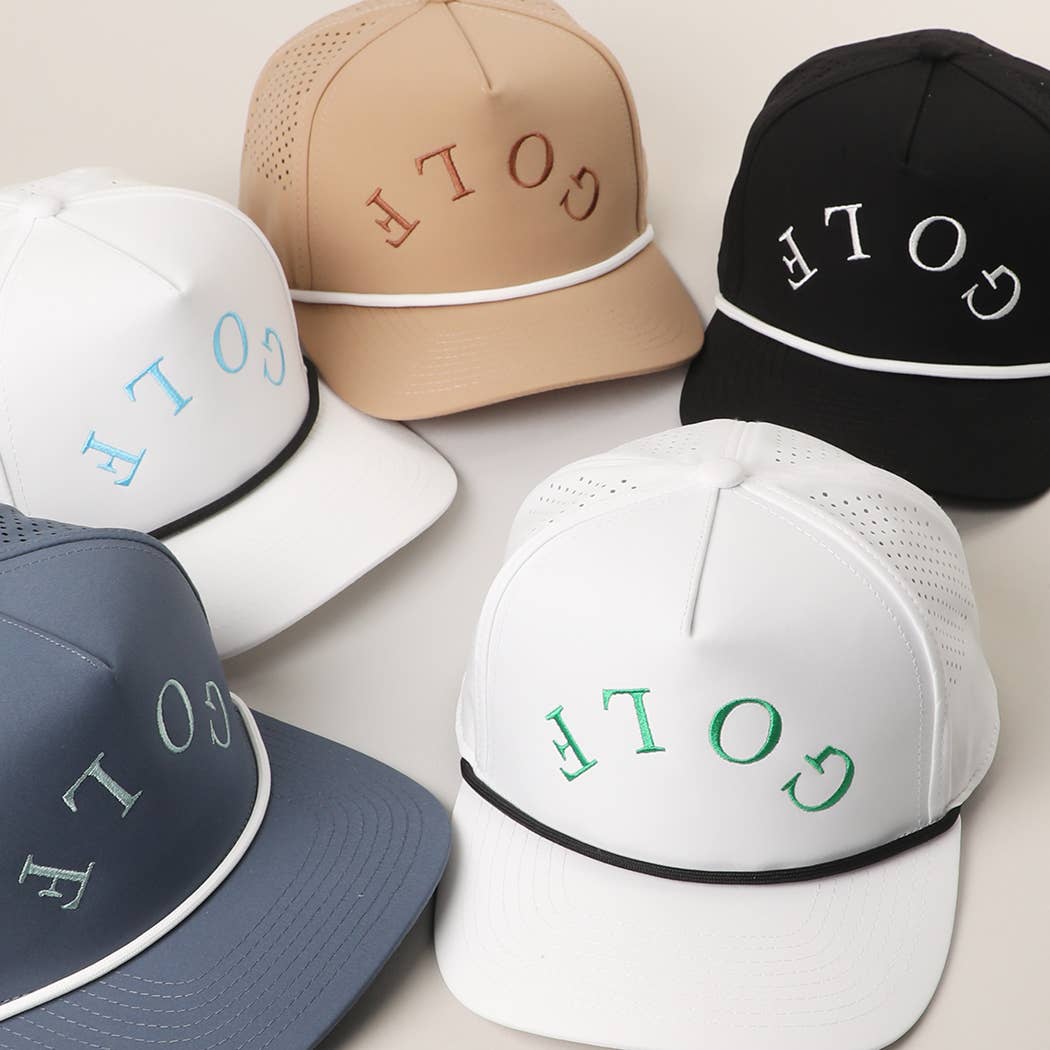 Fashion City - Vente Casquette de camionneur – unisexe - Casquette Trucker GOLF à l'envers en matériaux premium de couleur unie2