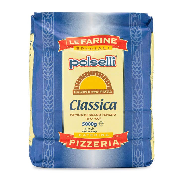 Wholesale Italian Food - Wholesale Flour - Polselli: Classica Tipo 00 Pizza Flour (Neapolitan) 5 kg/ 11 lb
