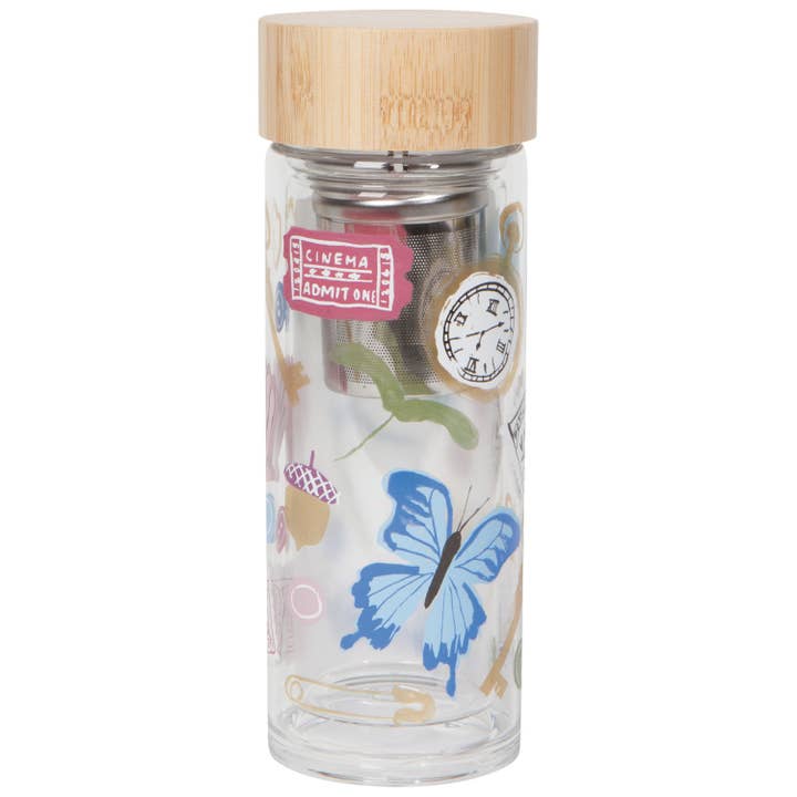Danica Studio - Wholesale Tea Strainer/Infuser - Danica Studio Glass Tea Infuser Bottle Finders Keepers