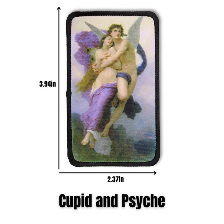 Mini mesterværker strygemærke | Amor og Psyche for engroshandel hos Second Star Society