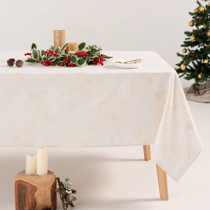 GAMUSI - Wholesale Tablecloth - CHRISTREE jacquard cotton Christmas tablecloth24