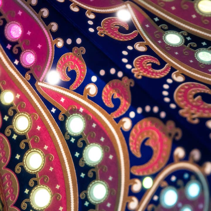 blue Paper Star Lantern - Fantasia Purple Haze for wholesale on Faire2