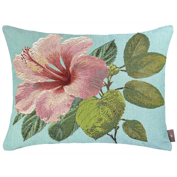 Rektangulärt Kuddfodral Hibiscus för wholesale av Art De Lys