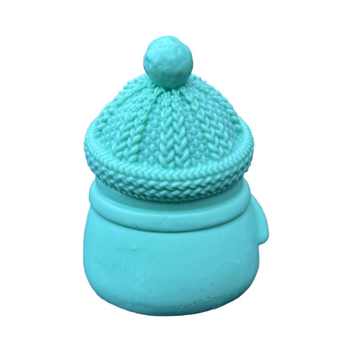 Plunk Soap and Candle Company - Wholesale Bar Soap - 3D Adorable Snowman with Scarf and Hat Soap: Christmas theme1