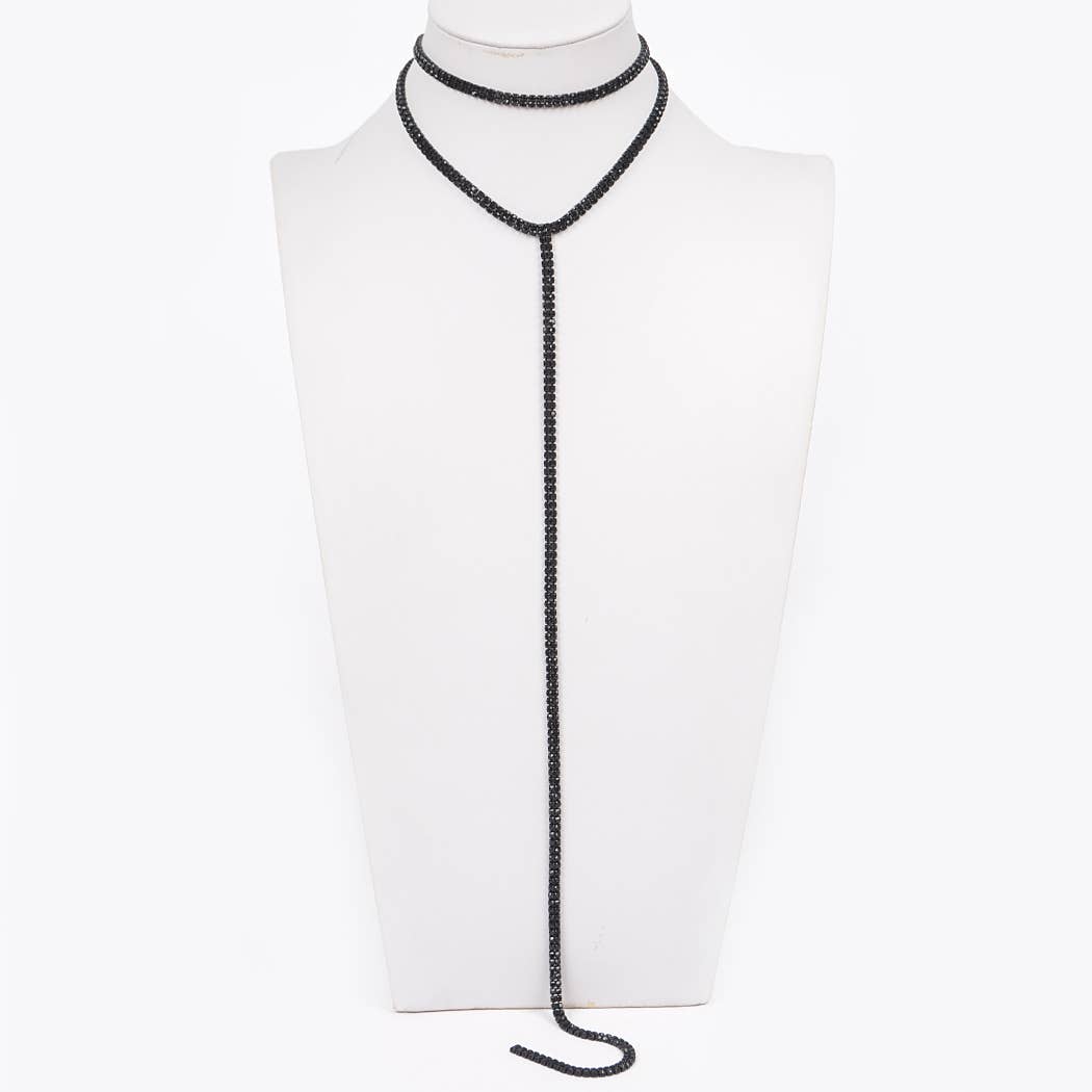 3AM BY H&D ACCESSORIES – Engroshandel Choker/colliers – Fashionista lang Choker halskæde1