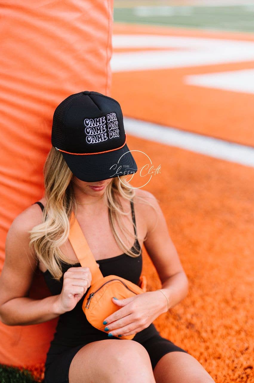 The Classy Cloth WS - Wholesale Trucker Hat - Women's - Embroidered Trucker Hat - Game Day RTS20