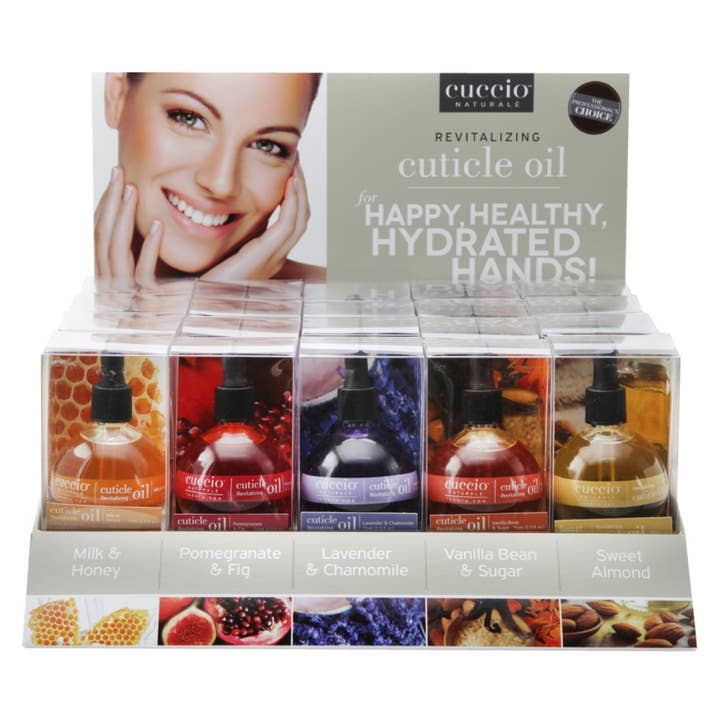 Köp Revitalizing Cuticle Oil Collection (Version 1) + få 15% RABATT + en vacker display! för wholesale av Cuccio
