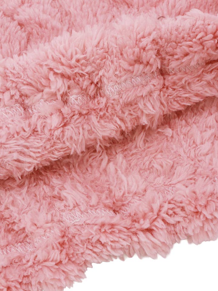 Cap Zone - Wholesale Sleepwear set – Kids - Kids Cable Fuzzy Sherpa Fleece Pajama Sets8