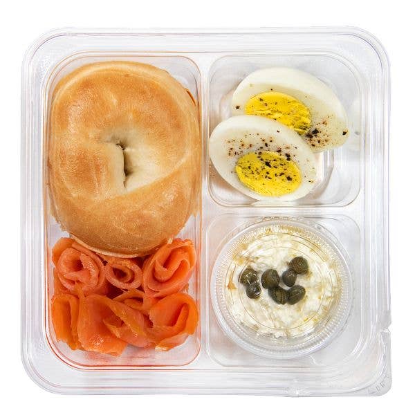 EcoQuality – wholesale Food storage container – EcoQuality 3 Compartment Transparent Tamper Proof Box NO LID1