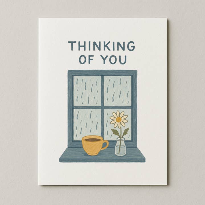 Window Thinking Of You Sympathy Card for wholesale by My Country Greetings