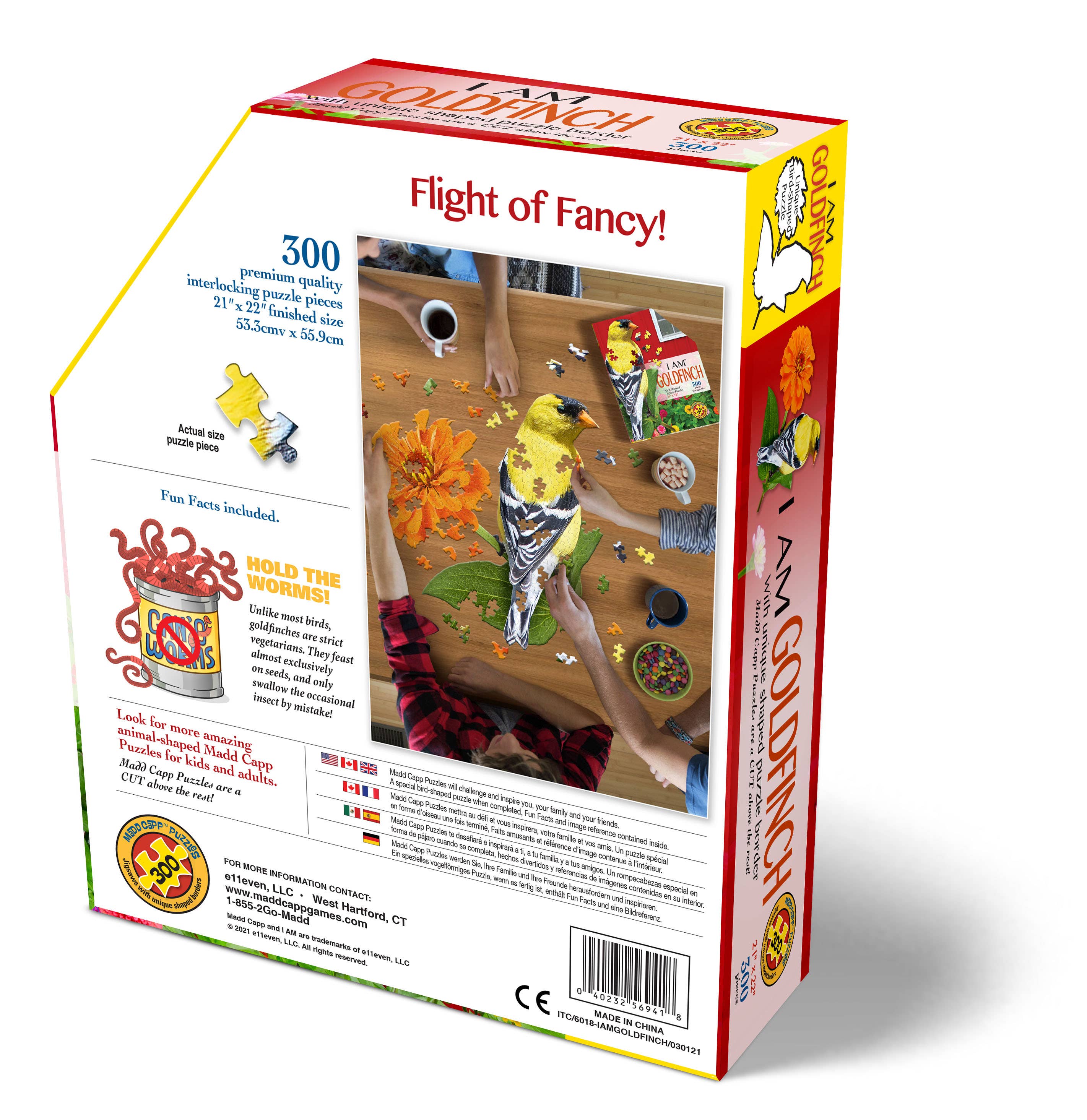 Madd Capp Games & Puzzles - Wholesale Puzzle - Adult - I AM Goldfinch 300 piece jigsaw puzzle - gift3