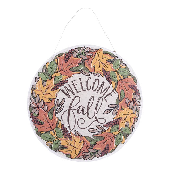 Candy Cane Wishes/Fall Leaves Burlee - Holiday Decor for wholesale by Glory Haus