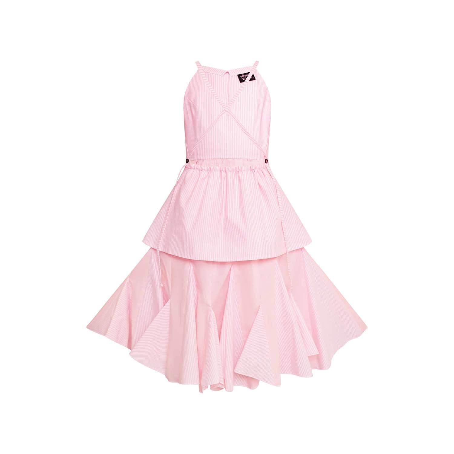 Infantium Victoria - Wholesale Dress - Kids - Zero Waste Pink Flower Girl Dress3