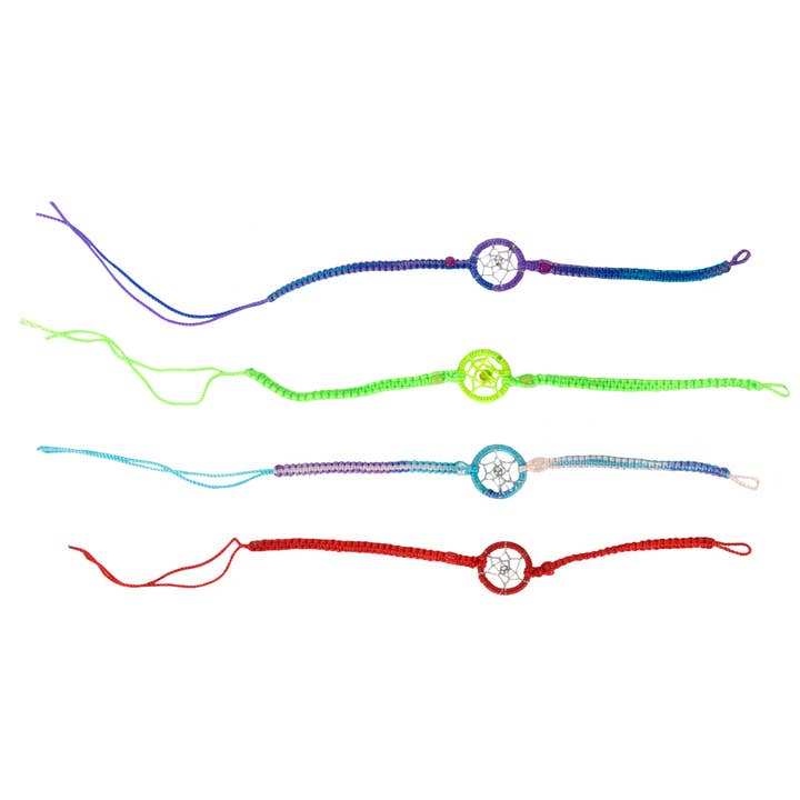 Assorted Dreamcatcher Friendship Bracelets for wholesale by Pawnee Bill’s