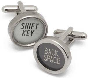 Joy Sparks Designs - Wholesale Cufflinks - Typewriter Key Cufflinks2