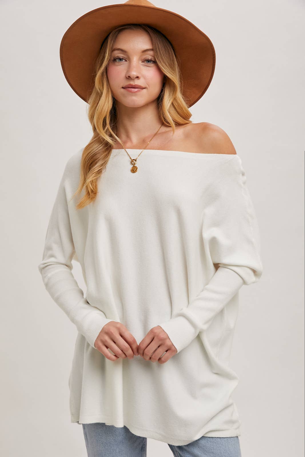 Bluivy - Wholesale Tunic - Women's - FLOWY BOATNECK DOLMAN TUNIC - ST. PATRICK'S DAY14