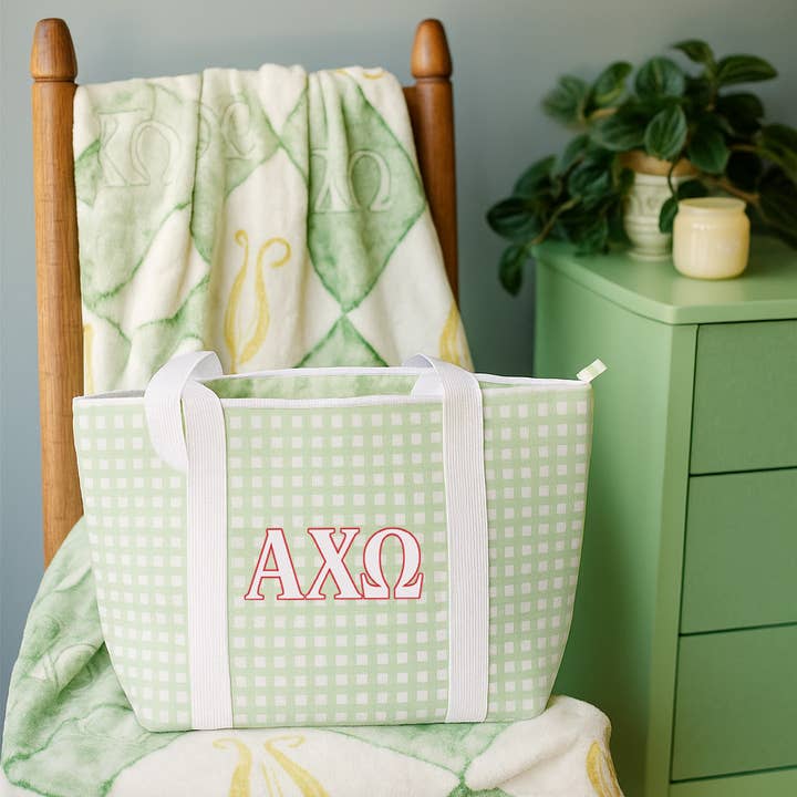 Gracefully Made Art - Wholesale Tote Bag - Women's - Alpha Chi Omega Tote Bag, Sorority 1