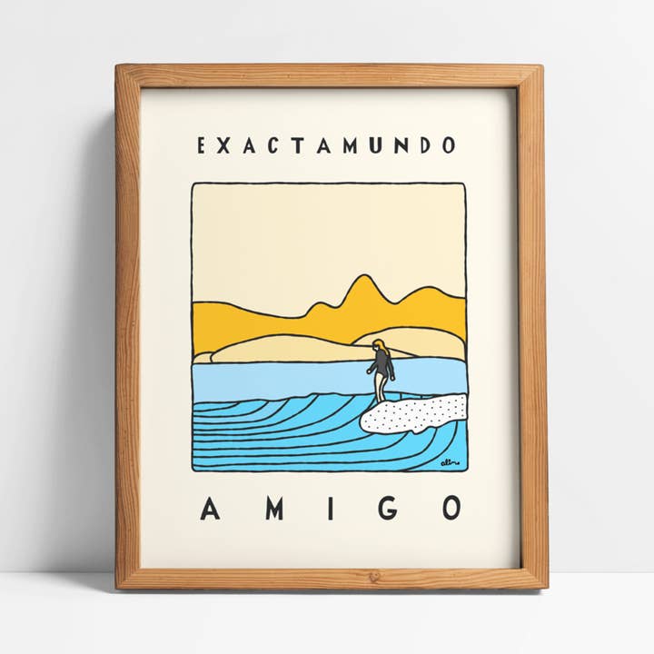Exactamundo Amigo Art Print for wholesale by Alimo