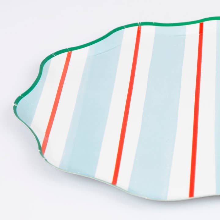 Meri Meri - Wholesale Disposable Plate - Preppy Stripe Side Plates1