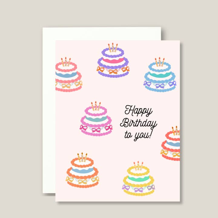 Mini Gâteaux | Joyeux Anniversaire à Toi ! | Carte d'Anniversaire pour la vente par Pretty Pages
