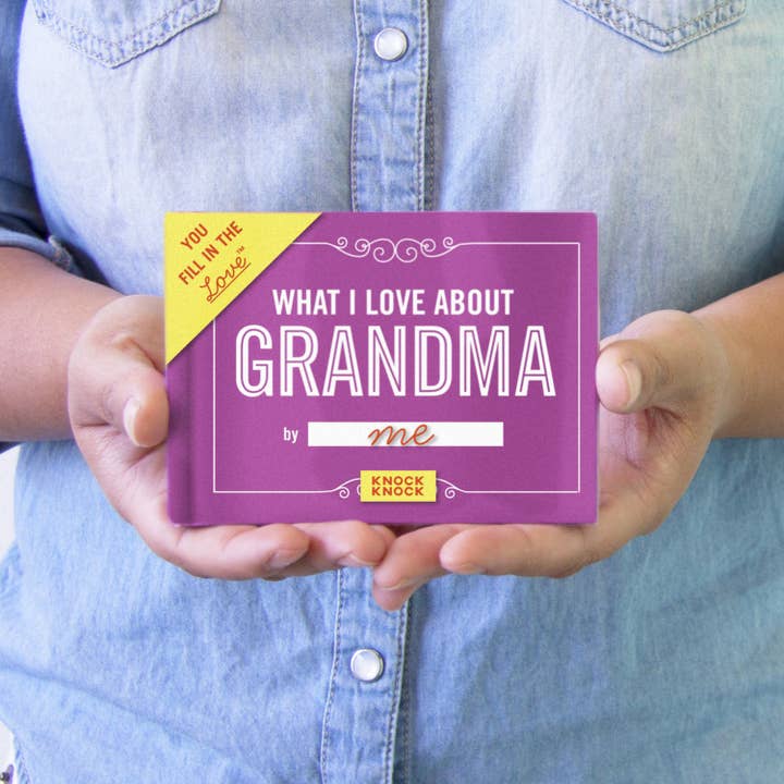 Knock Knock - Wholesale Book - Adult - What I Love about Grandma Fill in the Love® Book
