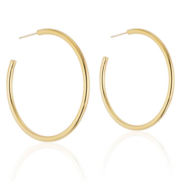 Classic Gold Hoops for wholesale by Elli Parr Jewelry